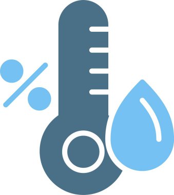 Nem Kabartması İki Renk Simgesi