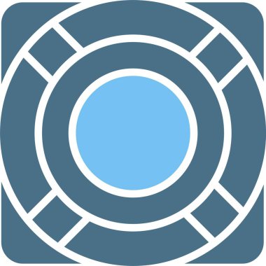 Lifesaver Glyph İki Renk Simgesi