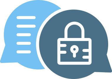 Sohbet Kabartması İki Renk Simgesi