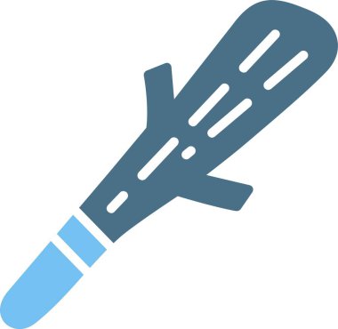 Cudgel Kabartma İki Renk Simgesi