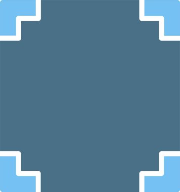 Çerçeve Kabartma İki Renk Simgesi