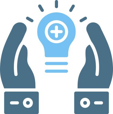 Pozitif Kabartma İki Renk Simgesi