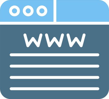 Www Kabartma İki Renk Simgesi