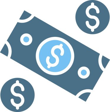 Para Kabartması İki Renk Simgesi