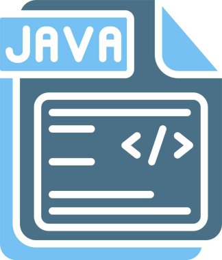 JAVA Kabartma İki Renk Simgesi