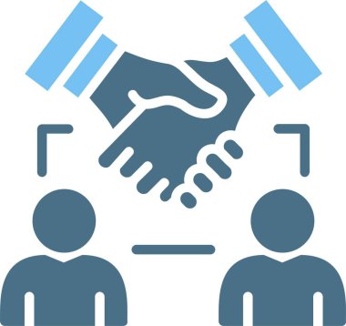 CRM Kabartma İki Renk Simgesi