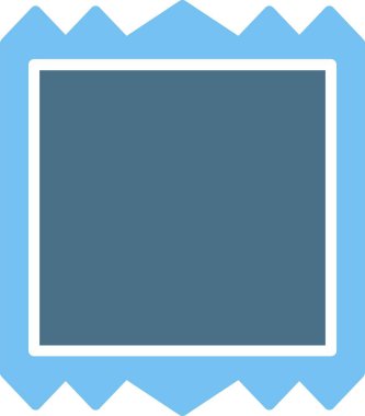 Çerçeve Kabartma İki Renk Simgesi