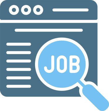 Görev Araması İki Renk Simgesi