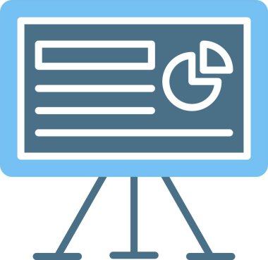 Sunum Kabartması İki Renk Simgesi