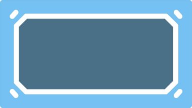 Çerçeve Kabartma İki Renk Simgesi