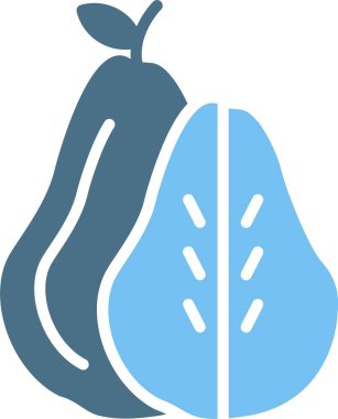 Armut Kabartması İki Renk Simgesi