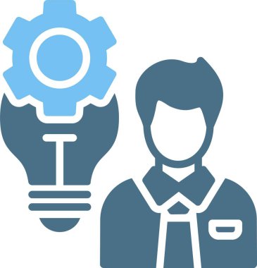 Yetenek Sembolü İki Renk Simgesi