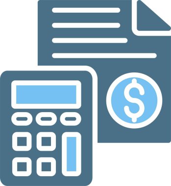 Muhasebe Kabartması İki Renk Simgesi