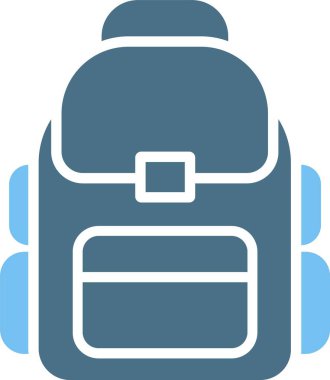 Çanta Glyph İki Renk Simgesi