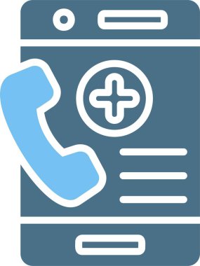 Acil Durum İki Renk Simgesini Ara