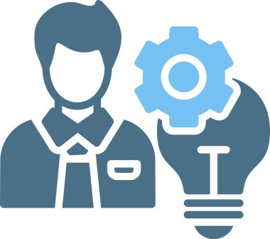 Yetenek Kalıbı İki Renk Simgesi