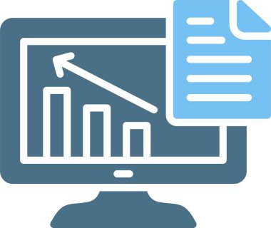 İstatistikler İki Renk Simgesi