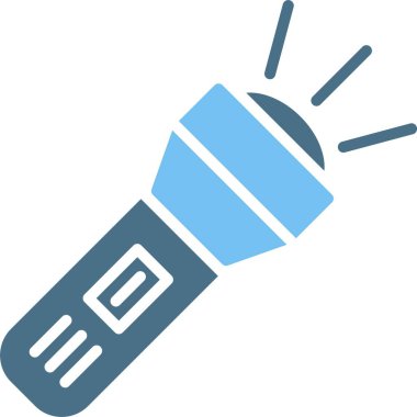 Meşale Kabartması İki Renk Simgesi