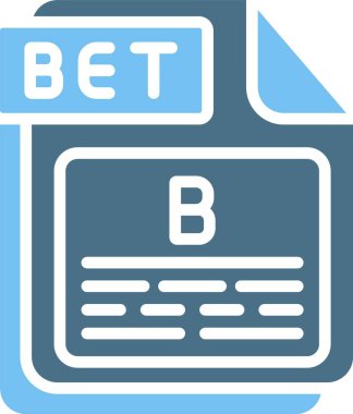 BET Kabartma İki Renk Simgesi