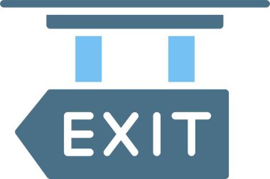 Kabartma İki Renk Simgesinden Çık