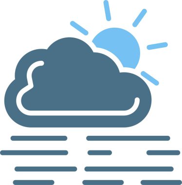 Sisli Gün Kabartması İki Renk Simgesi