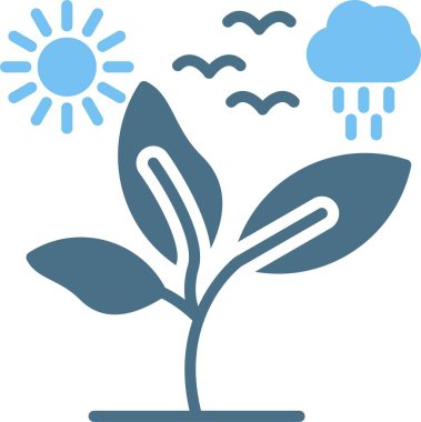 Yapraklar İki Renk Simgesi