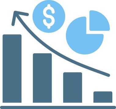 Pasta Grafiği İki Renk Simgesi