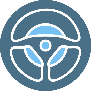 Direksiyon Direksiyonu İki Renk Simgesi