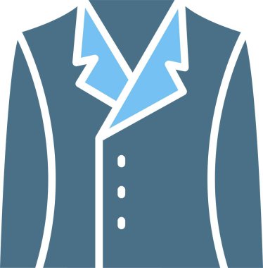 Kostüm Kabartması İki Renk Simgesi