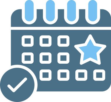 Olay Kabartması İki Renk Simgesi