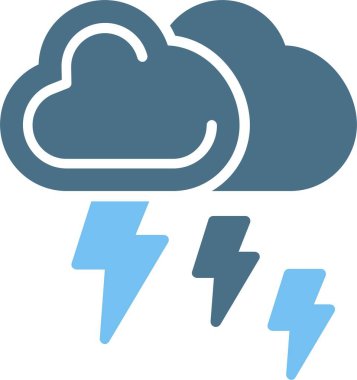 Eğilim Hava Kabartması İki Renk Simgesi