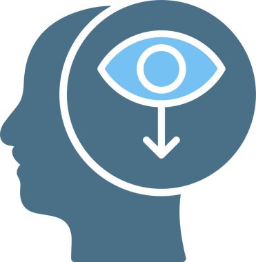 Özfarkındalık İki Renk Simgesi