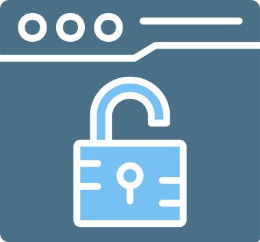 Kabartma İki Renk Simgesini Aç