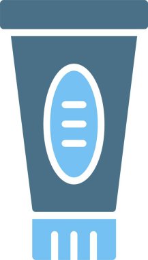 Diş macunu Kabartması İki Renk Simgesi