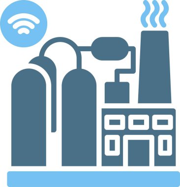 Kimyasal Bitki Sembolü İki Renk Simgesi