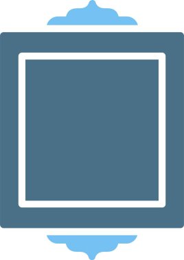 Çerçeve Kabartma İki Renk Simgesi