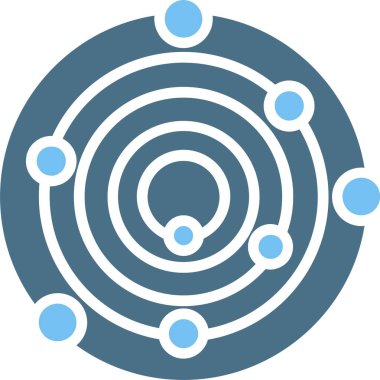 Yörünge Kabartması İki Renk Simgesi