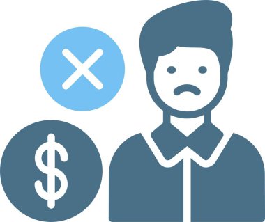 Zavallı Kabartma İki Renk Simgesi