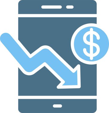 Smartphone Glyph İki Renk Simgesi