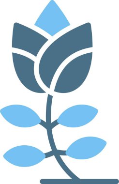 Lale Kabartması İki Renk Simgesi