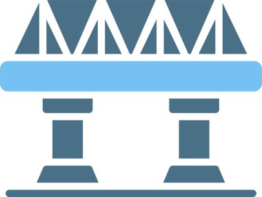 Köprü Kabartması İki Renk Simgesi