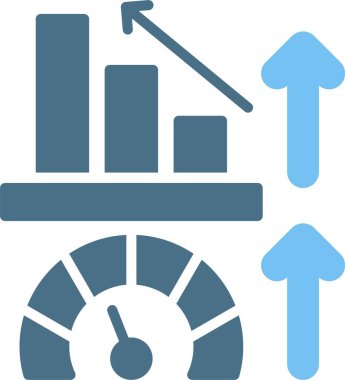 Büyüme Kabartması İki Renk Simgesi