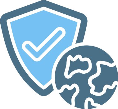 Sigorta Kabartması İki Renk Simgesi