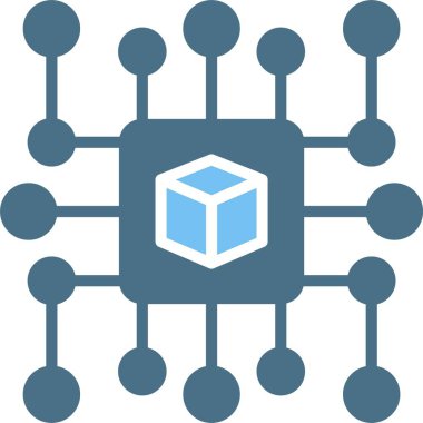 Küp Kabartması İki Renk Simgesi