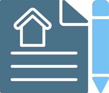 Özellik Anlaşması Kabartması İki Renk Simgesi