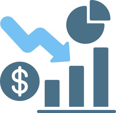 Pasta Grafiği İki Renk Simgesi