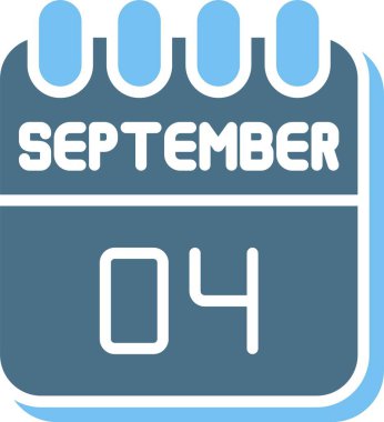 4 Eylül Glyph İki Renk Simgesi