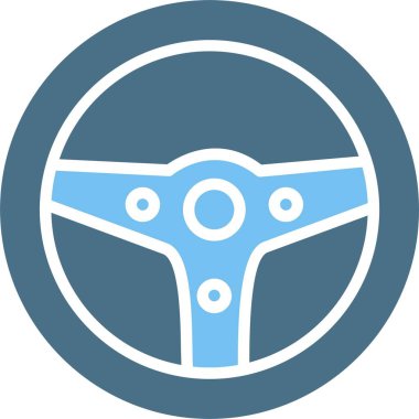 Direksiyon Direksiyonu İki Renk Simgesi