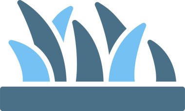 Çimen Kabartması İki Renk Simgesi