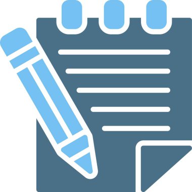 Not Grafiği İki Renk Simgesi